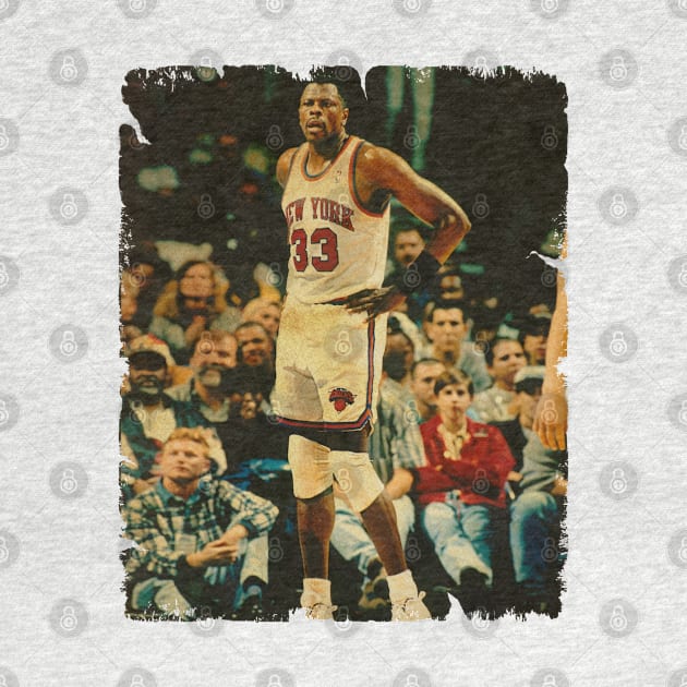 Patrick Ewing - Vintage Design Of Basketball by JULIAN AKBAR PROJECT